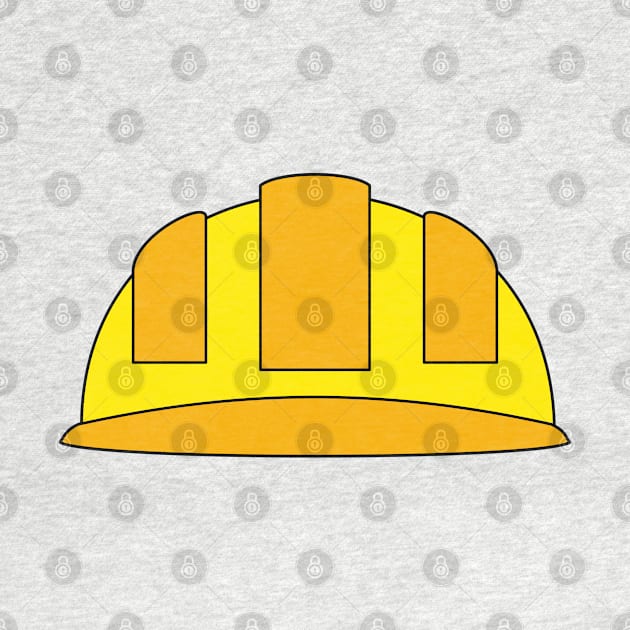 Yellow Hard Hat Cartoon by BirdAtWork